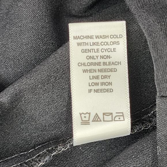 Counterparts Pants Women 8 Black High Rise Pull On Skinny Studded Slit Hem Ankle - Picture 8 of 13